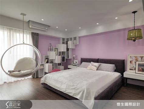 紫色 房間 房間佈置圖